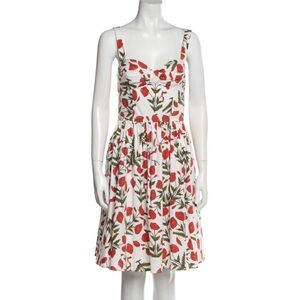 Oscar de la Renta Spring 2012 Floral Dress